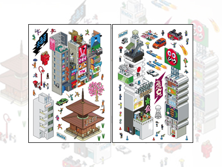 Stickers Muraux et stickers deco Stickers muraux Tokyo chez stickboutik.com